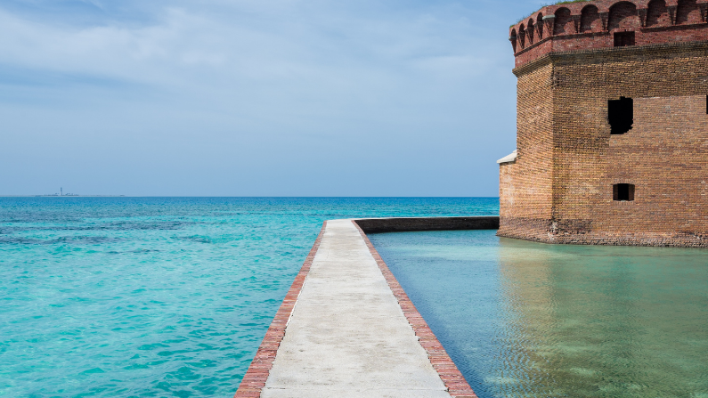 Fishing in National Parks at Dry Tortugas National Park near Key West, Florida