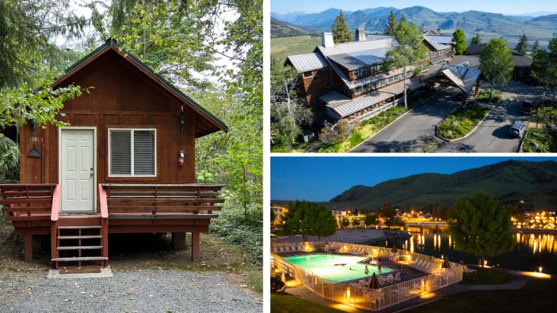 Collage of Cascade Loop lodging images
