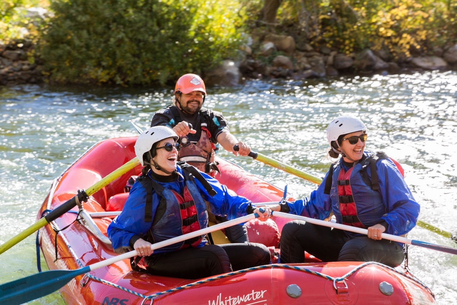 Whitewater rafting in Coloma, California