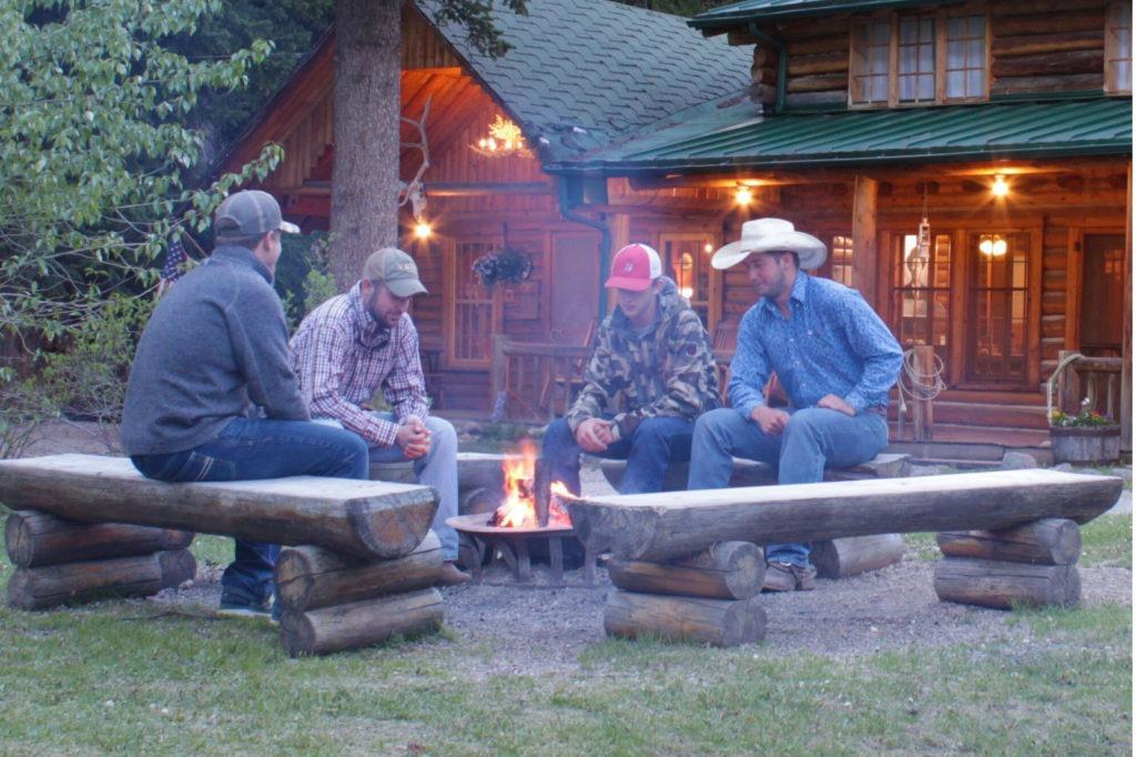 Lodges of East Yellowstone - cowboy campfire