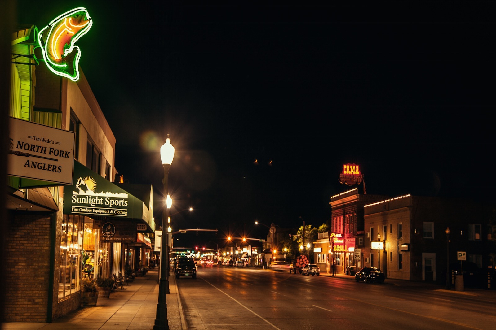 Main Street Cody, Wyoming for grand American adventures