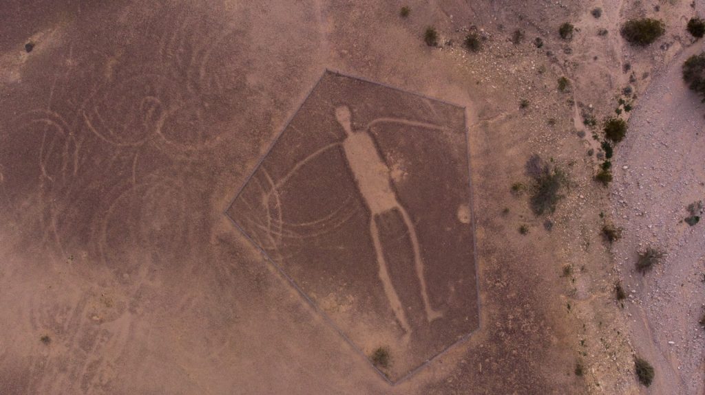 Blythe Intaglios geoglyphs outside of Parker, Arizona
