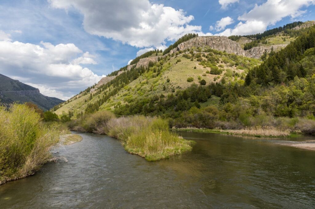 Views along the River Trail in Logan Canyon - Cache Valley, Utah