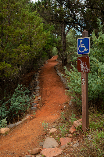 Accessible trail in Red Rock State Park, Arizona