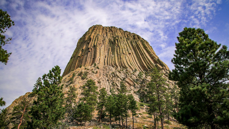 Devils Tower National Monument near Gillette, Wyoming