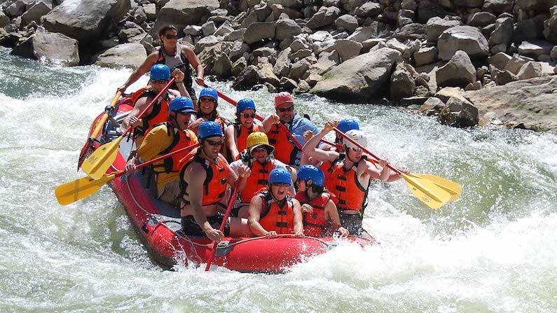 Whitewater rafting in Wind River Country