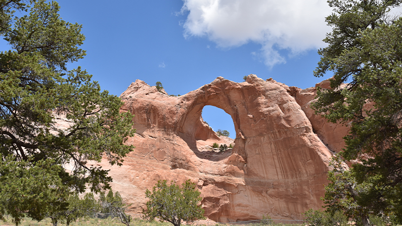 Window Rock in Navajo Nation