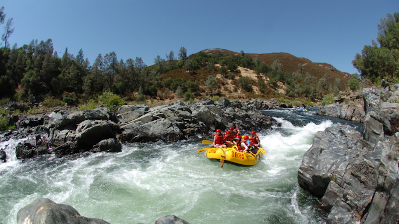 American River rafting near Placerville, CA