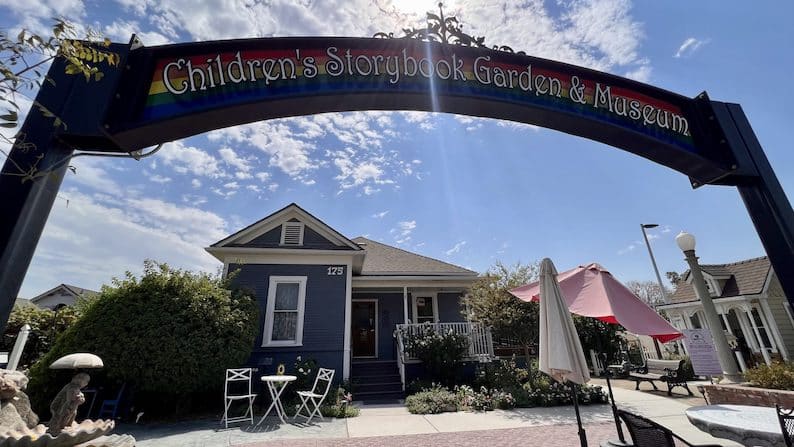 Children's Storybook Garden & Museum entrance in California
