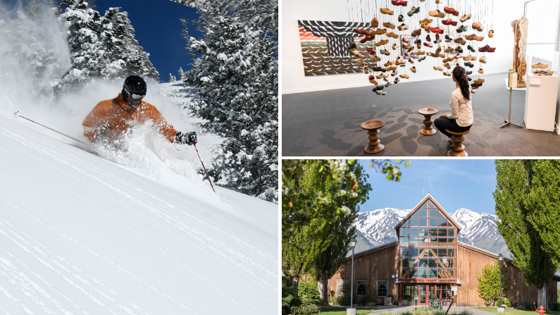 Skiing and museums in Logan, UT