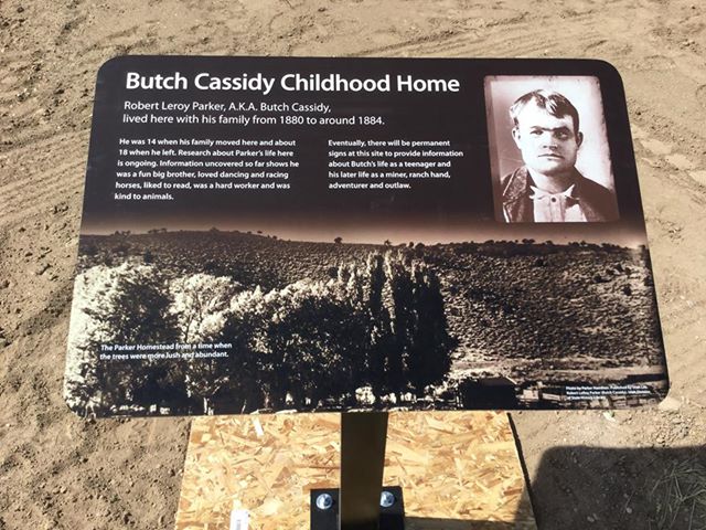 Butch Cassidy home sign Rockn P Photography, Kathleen Roark Photographer