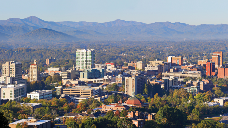 Asheville, North Carolina Skyline