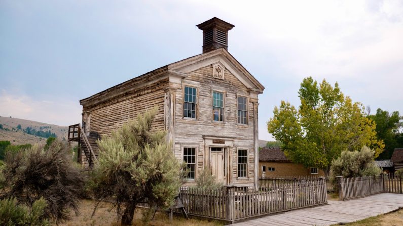 Historic building in Bannack State Park
