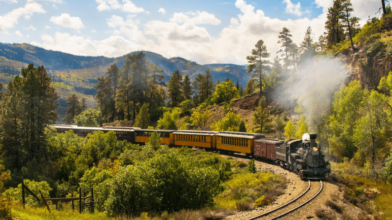 Durango Silverton Train in Colorado