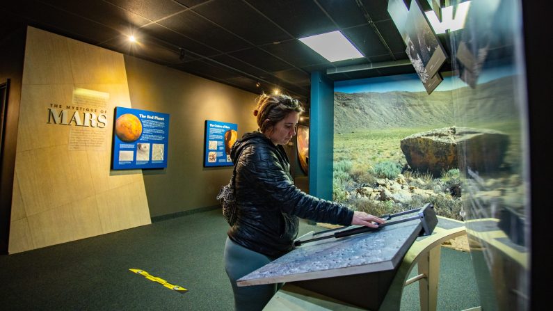 Exhibits at Meteor Crater National Landmark