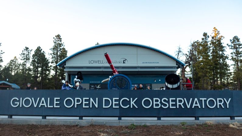 Obsservation deck at Lowell Observatory in Flagstaff, Arizona
